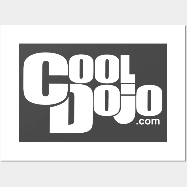 Cool Dojo Logo (white) Wall Art by CoolDojoBro